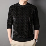 Top Grade New Fashion Knit Pullover Trendy Designer Brand Luxury Crew Neck Sweater Men Woolen Casual Jumper Men Clothing