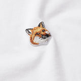 Pure Cotton Couple Fashion Fox Embroidery T Shirts Men Women High Quality Street Loose Hip Hop Casual Short Sleeve Tees Tops