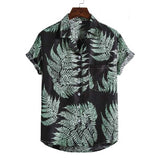 Summer Men For Shirt Holiday Fashion Beach Dot Print Short Sleeve Tops Aloha Clothing Streetwear Mens Hawaiian Shirts 5XL