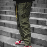 Men Street Apparel Cargo Brand Pants Hip Hop Sweatpants Fashion Pants Gyms Casual Jogging Pants Men's Fastener Pants